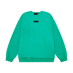 Fear Of God Essentials Vibrant Green Chest Label Crewneck Sweatshirt