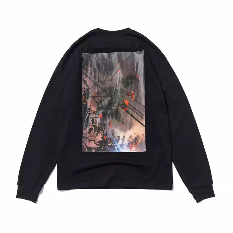 Fear Of God Essentials Back Photo Graphic Long Sleeve Tee
