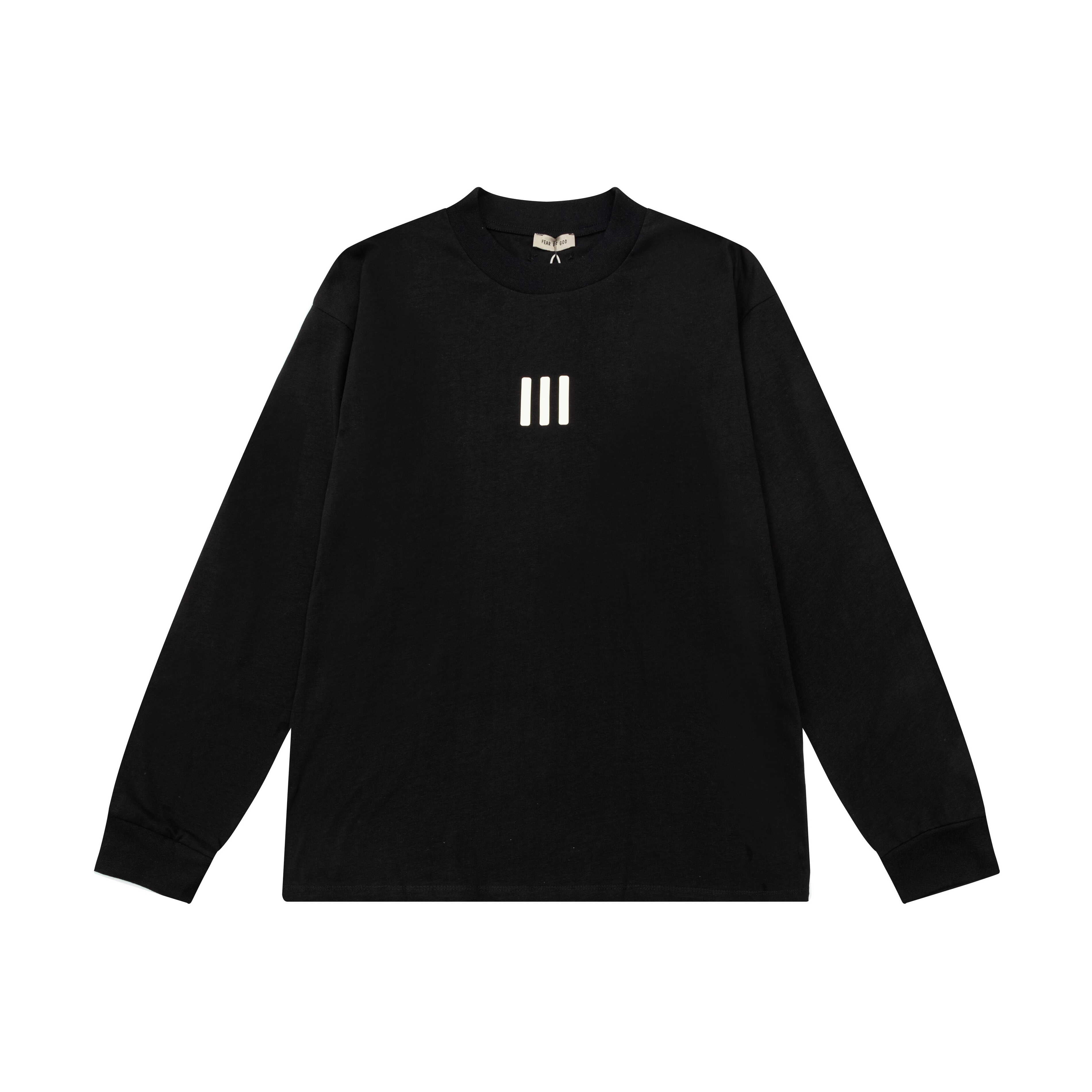 Fear Of God Essentials Front Triple‑Bar Back Artwork Long Sleeve Tee