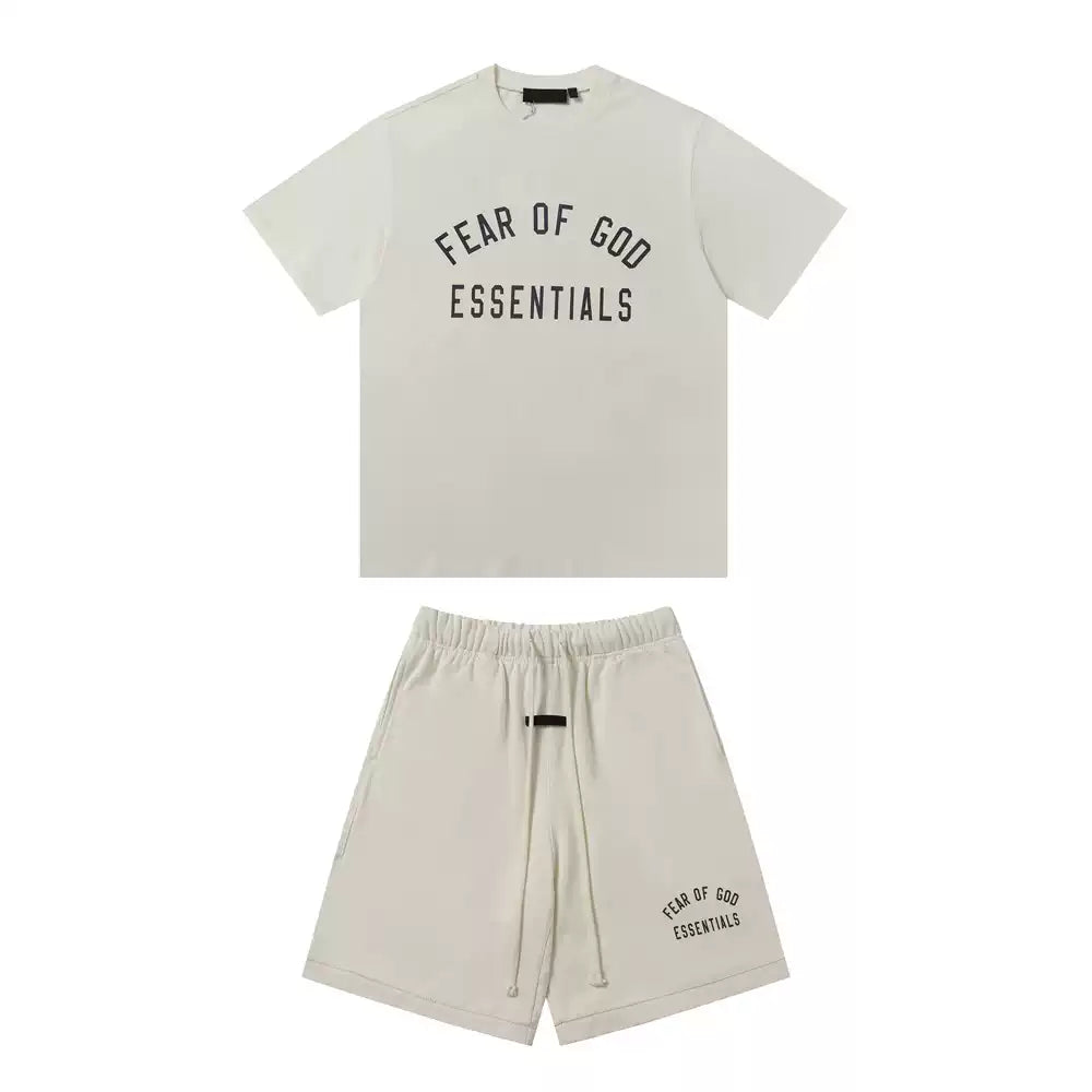 Fear Of God Essentials Logo T-Shirt & Shorts Set