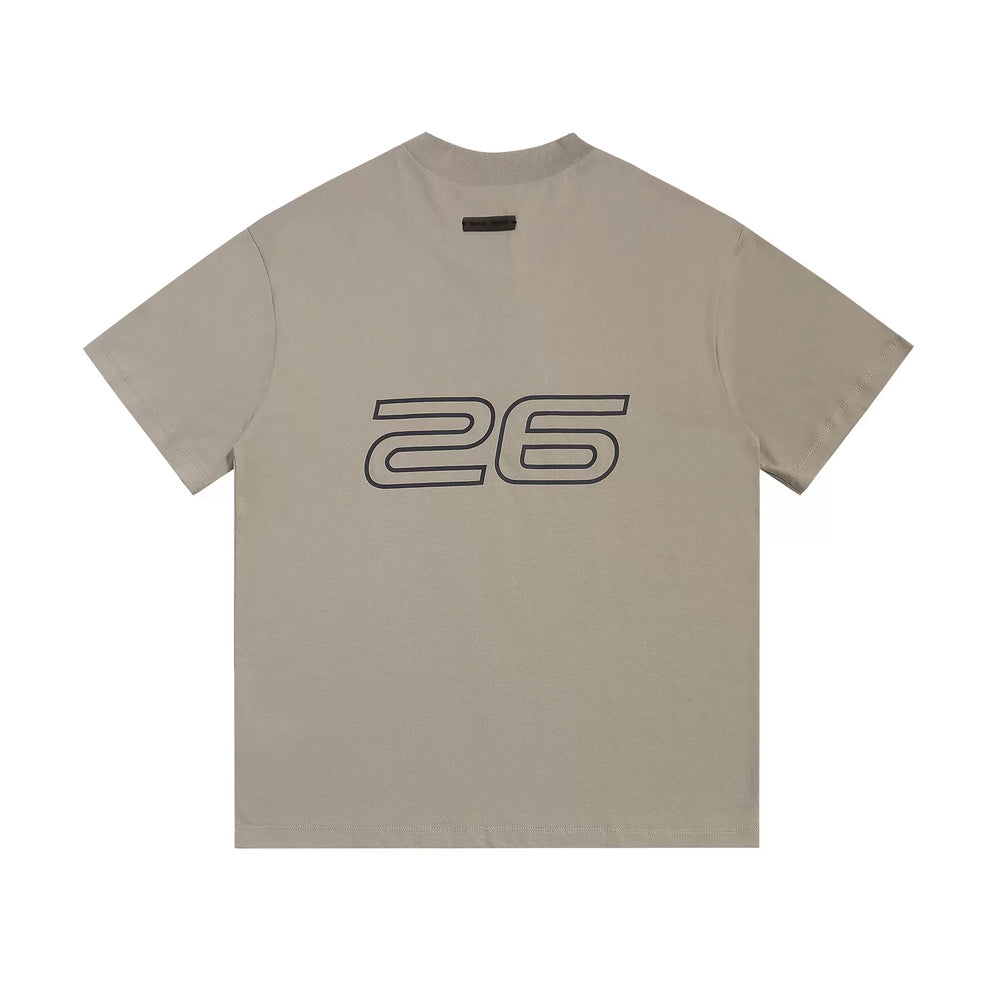 FOG ESSENTIALS letter printed short sleeved T-shirt for men and women, loose casual sports set, summer trend