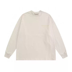 Fear Of God Essentials Mock Neck Logo Long Sleeve Tee