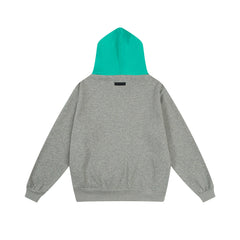 Fear of God Essentials Contrast Hood Arch Logo Pullover Hoodie Heather Gray
