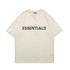 FOG Double Line ESSENTIALS American Trendy Brand Loose Cotton Short sleeved Men's Summer Casual Couple T-shirt Men (2)