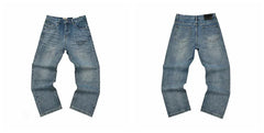 Gallery Dept Light‑Blue Text Logo Washed Jeans