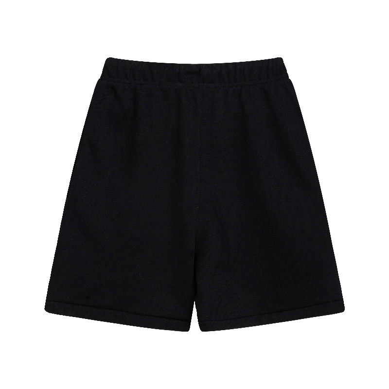 FOG double line ESSENTIALS new American looped silicone letter shorts for men and women loose casual five quarter pants