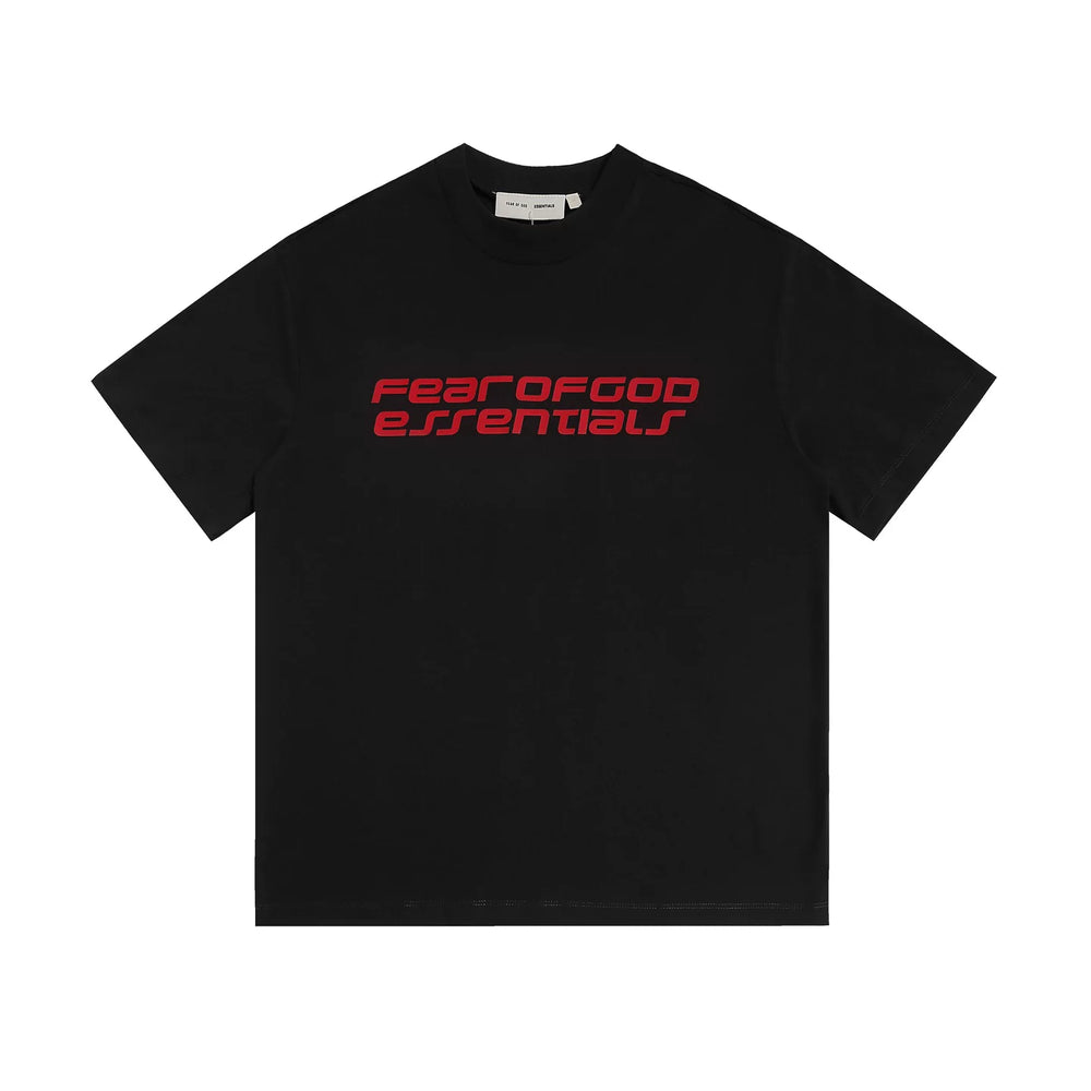 FOG ESSENTIALS letter printed short sleeved T-shirt for men and women, loose casual sports set, summer trend