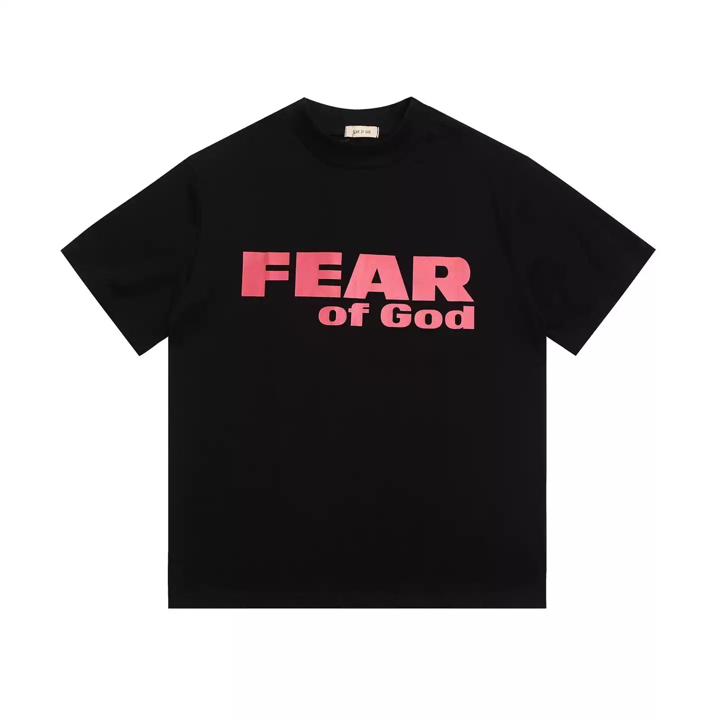 Fear of God Essentials FEAR is Gone Front Back Letter Loose Crew Neck Short Sleeve T-Shirt