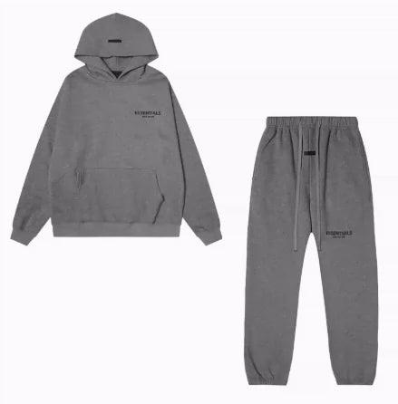 ESSENTIALS Dark Grey Hoodie Jogger Matching Set