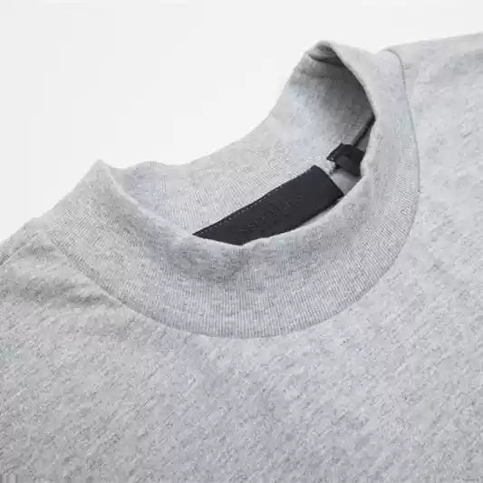 Fear of God Essentials Spelman Arch Letter Mock Neck Loose Short Sleeve T-Shirt
