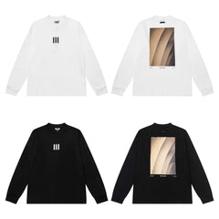 Fear Of God Essentials Front Triple‑Bar Back Artwork Long Sleeve Tee