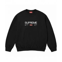 Supreme Est.1994 Logo Crewneck Black