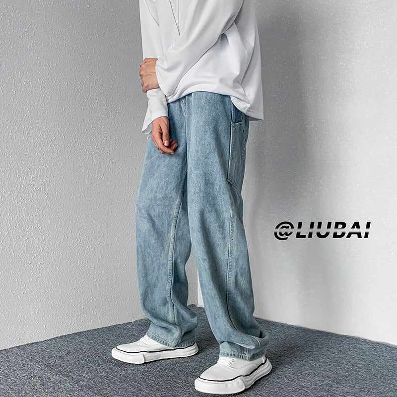 Men Jeans Hip Hop Hiphop Fall Winter Overalls