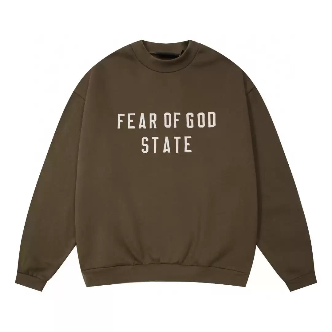 Fear Of God Essentials Fear Of God State Mock Neck Sweatshirt