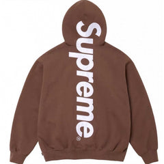 Supreme Brown Vertical Back Logo Pullover Hoodie