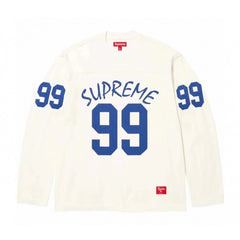 Supreme 99 Back‑Print Football Long‑Sleeve Jersey