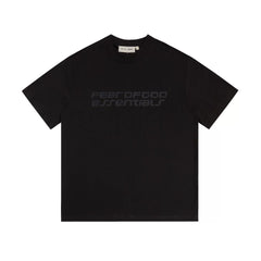 Fear of God Essentials Front Linear Logo Letter Loose Crew Neck Short Sleeve T-Shirt