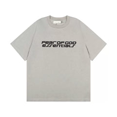 Essentials new high street trendy brand T-shirt for women, American style FOG casual pure cotton short sleeved couple top for men, cross-border