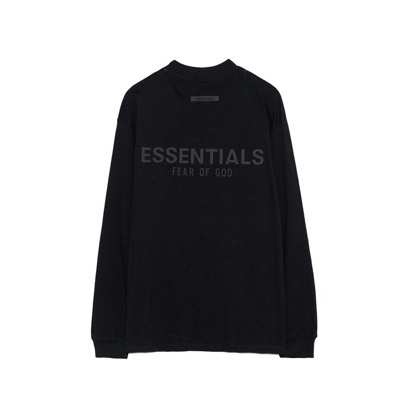 Fear Of God Essentials Back Logo Mock Neck Long Sleeve Tee