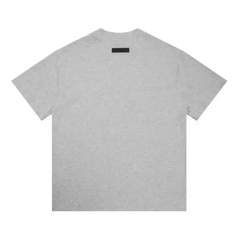 Fear of God Essentials Spelman Arch Letter Mock Neck Loose Short Sleeve T-Shirt