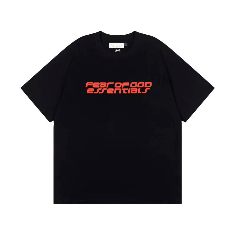 Essentials new high street trendy brand T-shirt for women, American style FOG casual pure cotton short sleeved couple top for men, cross-border