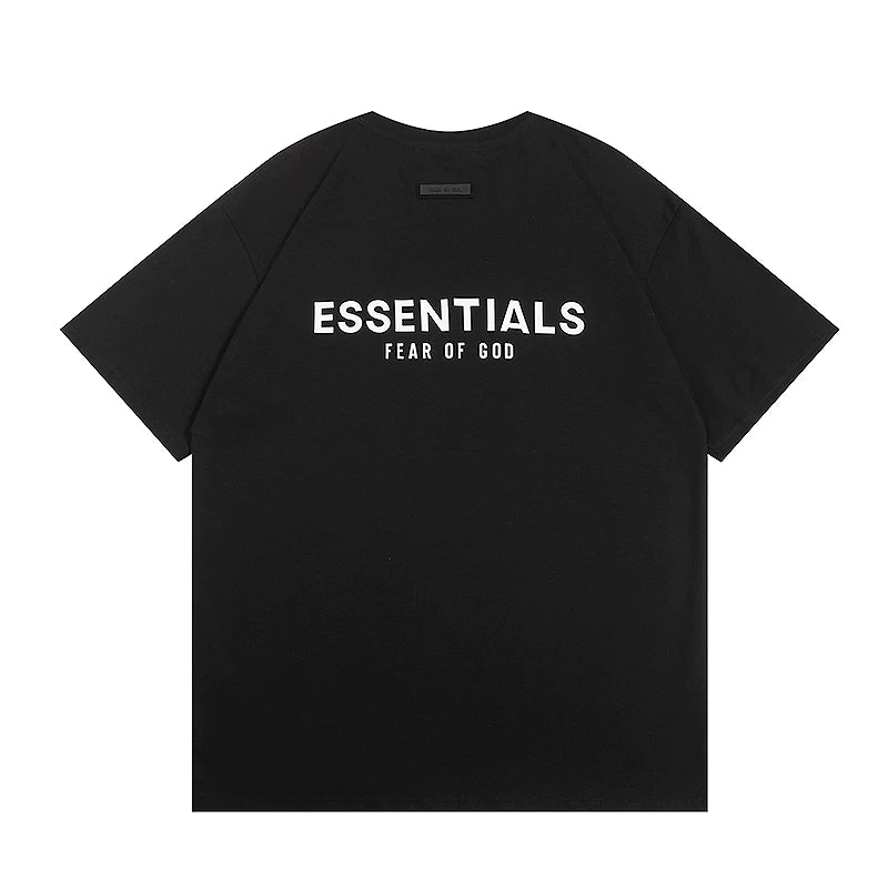 FOG Three Bar Essentials Short Sleeve Men's Trendy Simple American Summer Loose Half Sleeve Top T-shirt Women (3)