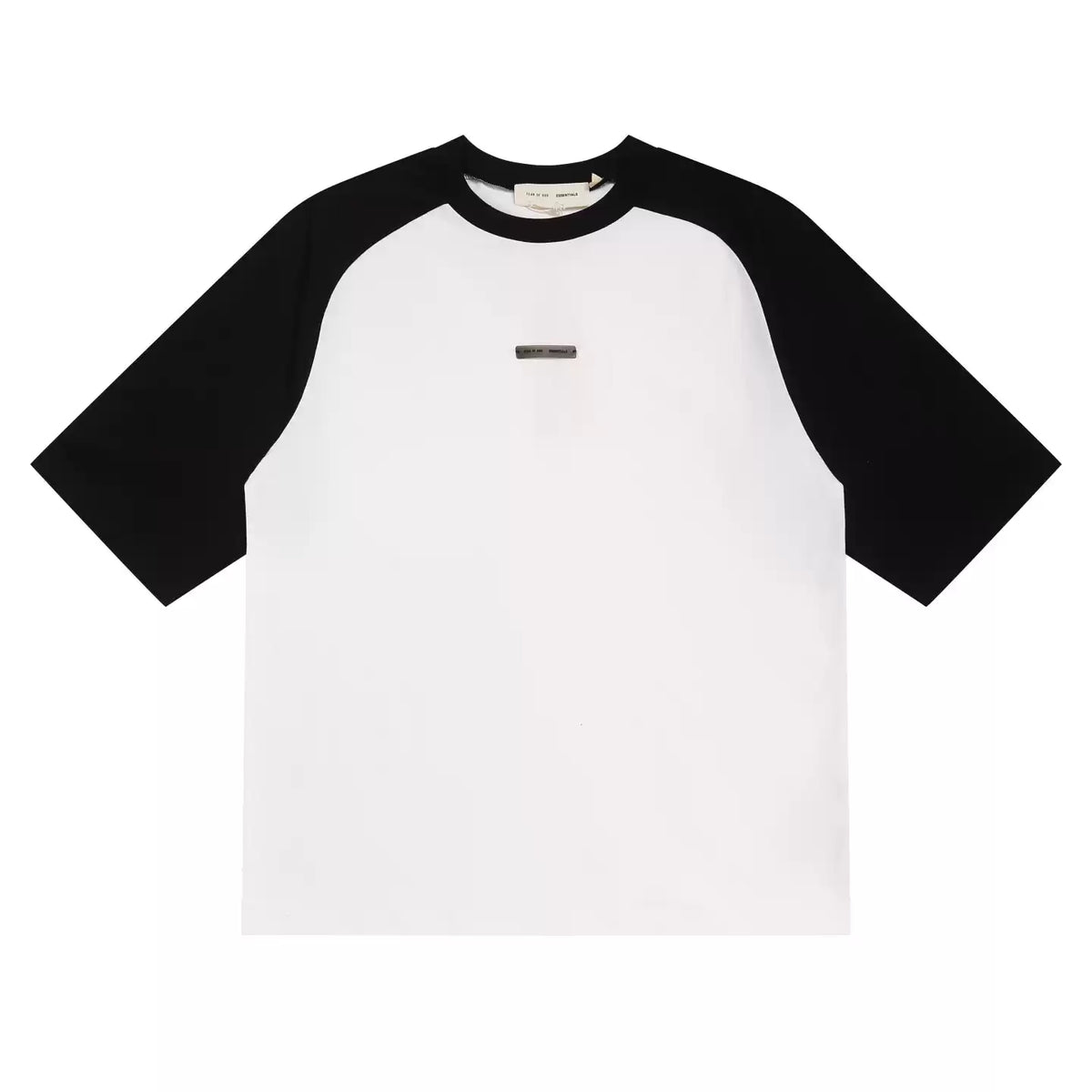 Fear of God Essentials Raglan Color Block Small Label Loose Crew Neck Short Sleeve T-Shirt