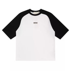 Fear of God Essentials Raglan Color Block Small Label Loose Crew Neck Short Sleeve T-Shirt