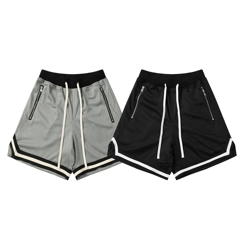 FEAR OF GOD mainline solid color mesh breathable basketball sports pants FOG high street loose casual shorts summer