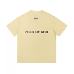 Fear of God Essentials FU Front Letter Mock Neck Loose Short Sleeve T-Shirt