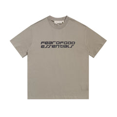 FOG ESSENTIALS letter printed short sleeved T-shirt for men and women, loose casual sports set, summer trend