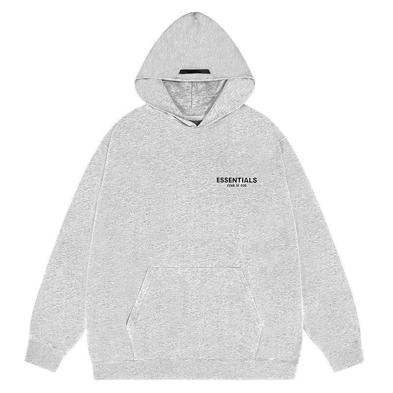 Fear of God Essentials Small Chest Logo Pullover Hoodie Heather Gray
