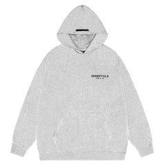 Fear of God Essentials Small Chest Logo Pullover Hoodie Heather Gray