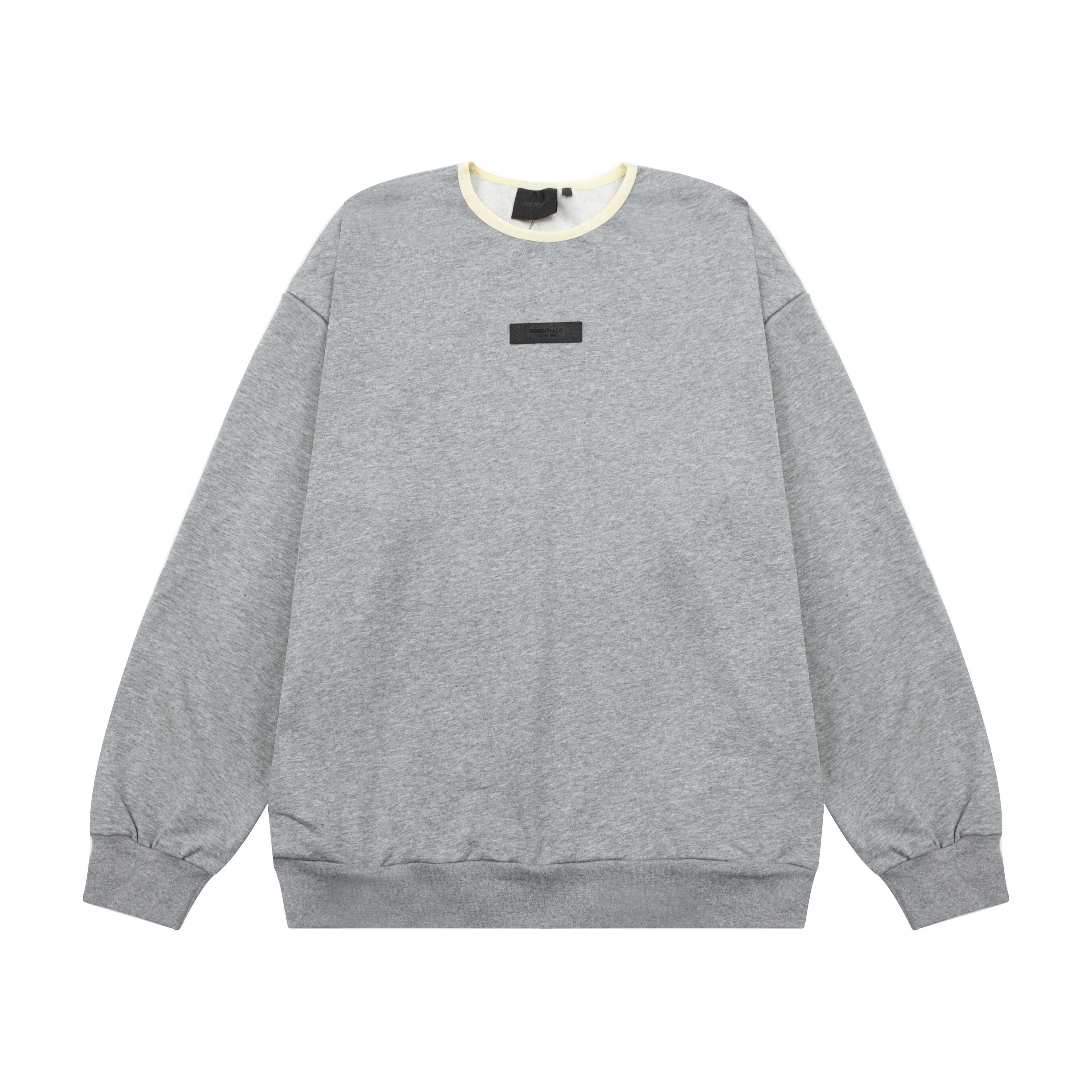 Fear Of God Essentials Contrast Collar Chest Label Crewneck Sweatshirt