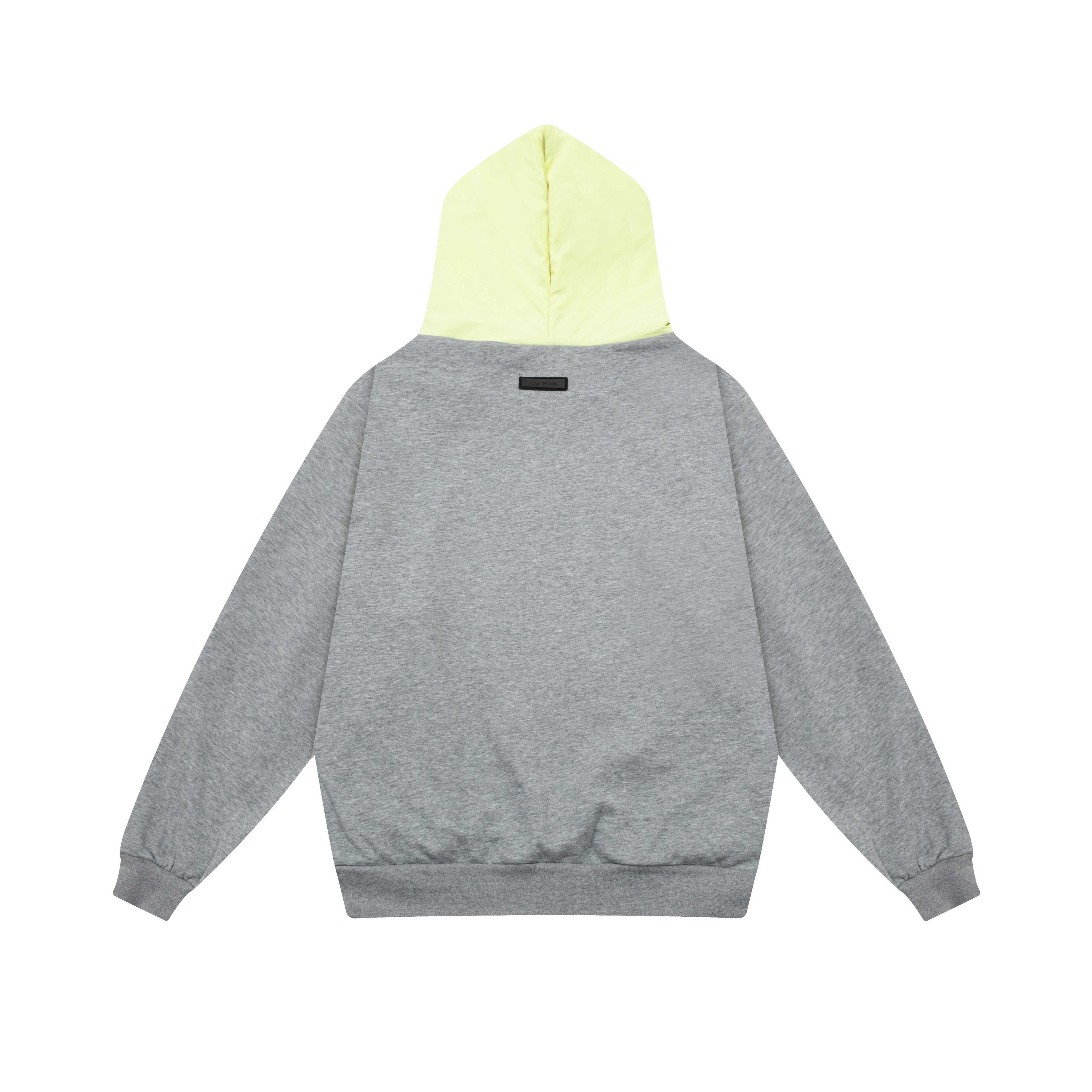 Fear of God Essentials Contrast Hood Arch Logo Pullover Hoodie Heather Gray