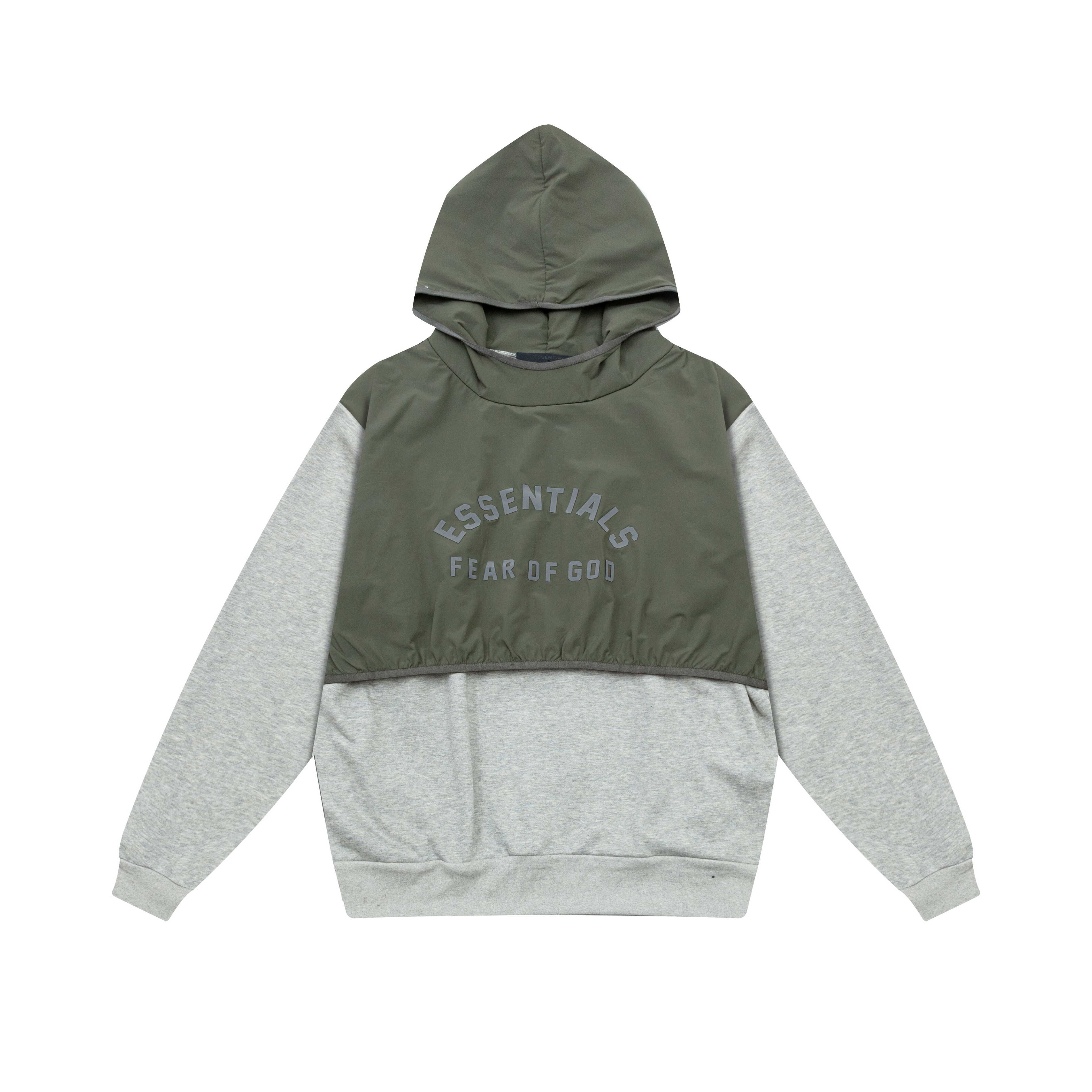 Fear of God Essentials Contrast Panel Pullover Hoodie