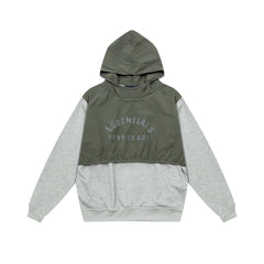 Fear of God Essentials Contrast Panel Pullover Hoodie