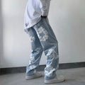 Jean baggy motif