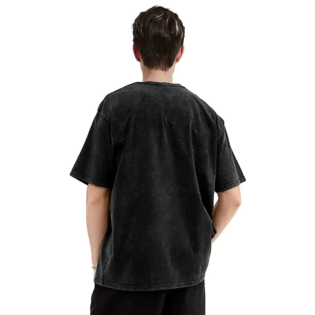 Oversized Washed Heartagram T-Shirt | Ville Valo / HIM Inspired Tee