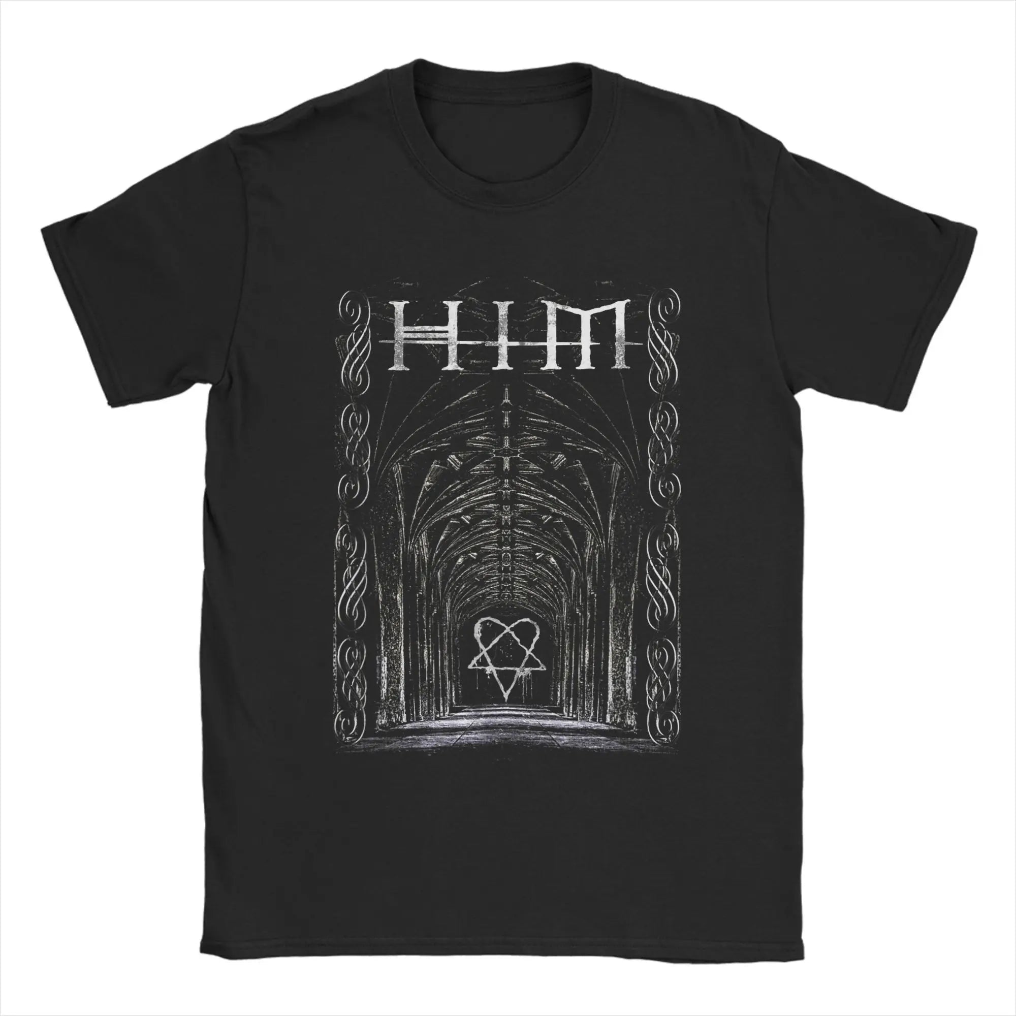 Ville Valo HIM Heartagram Pentagram T-Shirt | Classic Cotton Tee