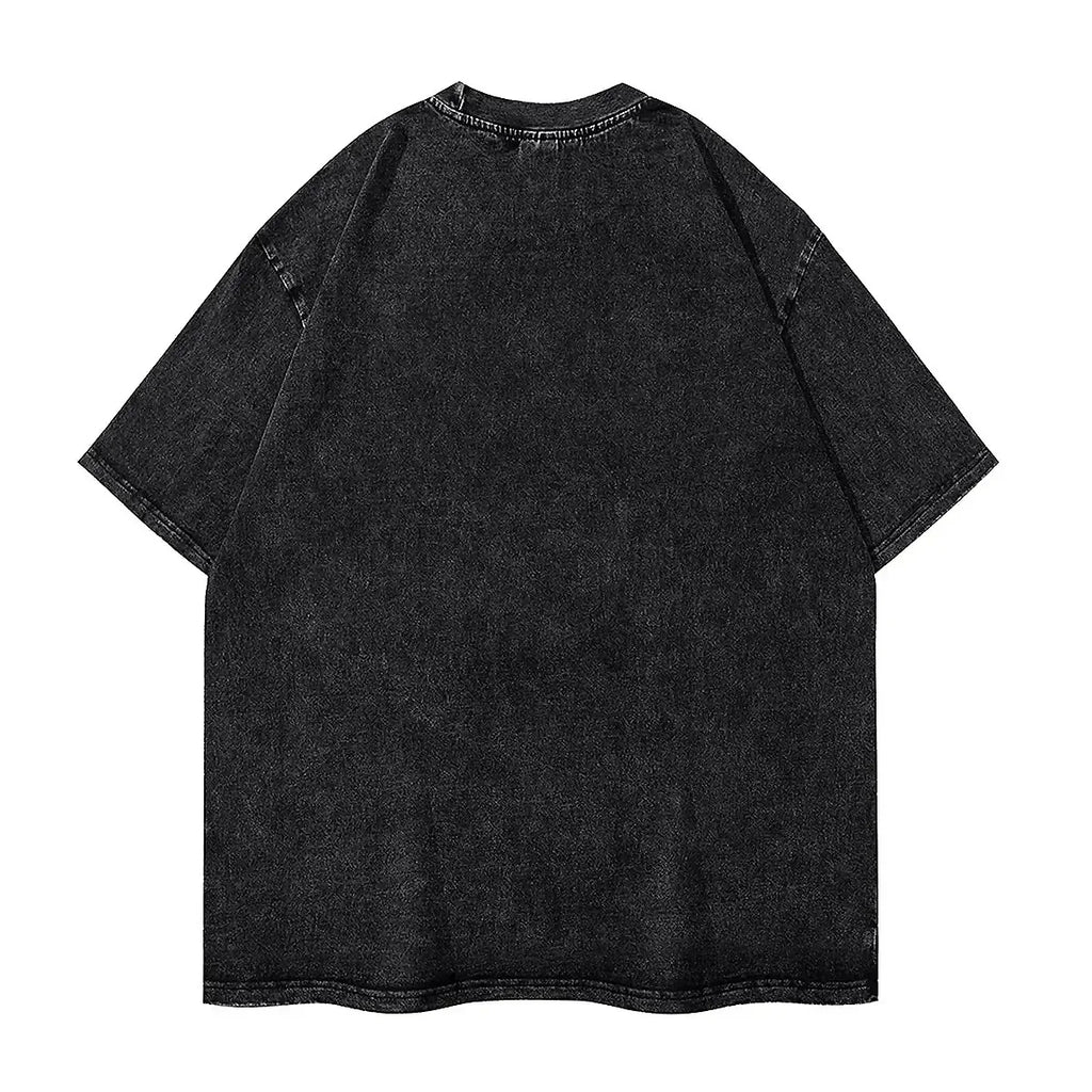 Oversized Washed Heartagram T-Shirt | Ville Valo / HIM Inspired Tee