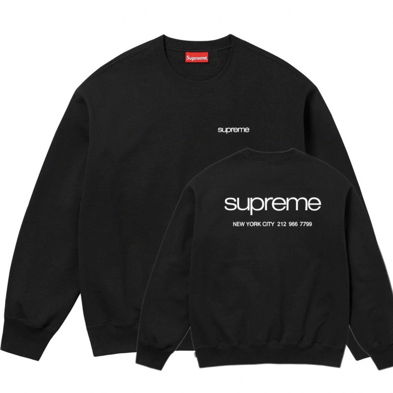 Supreme NYC Contact Print Crewneck