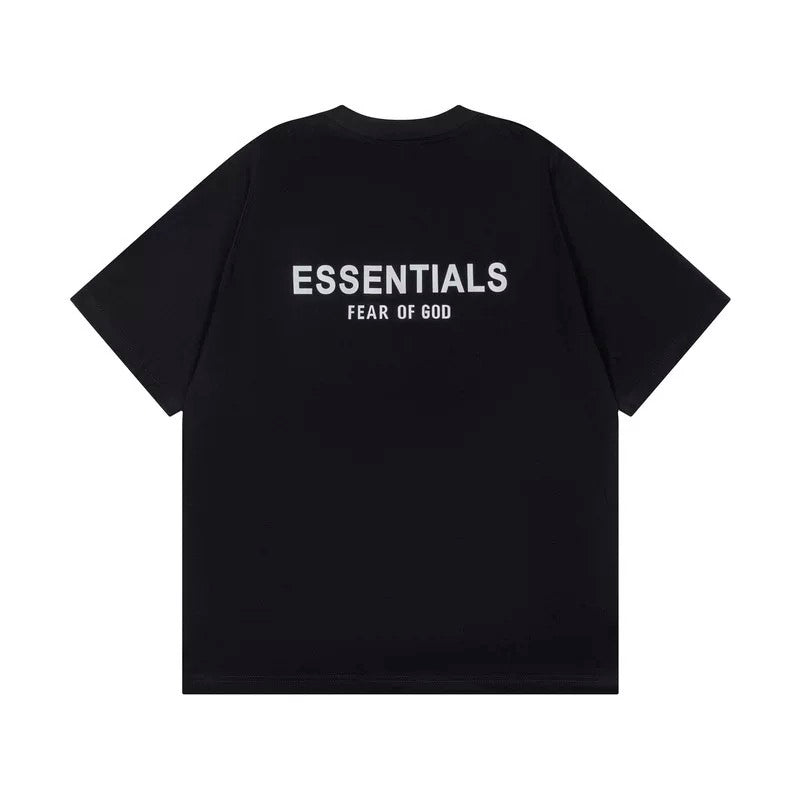 Fear of God Essentials Chest Small Logo Loose Short Sleeve T-Shirt Black